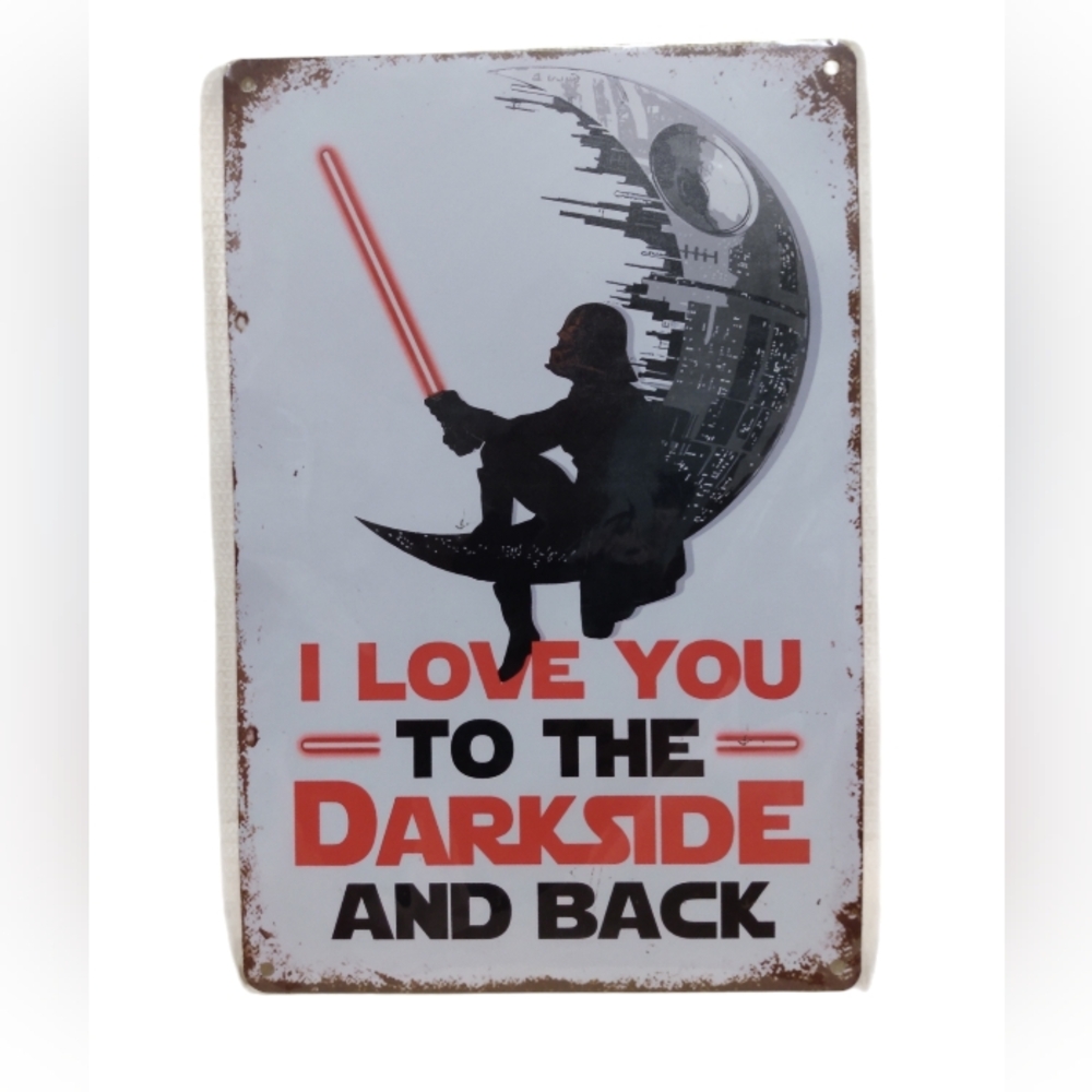 Star Wars Darth Vader Metal Sign